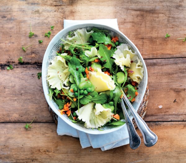 SALADE FRAICHEUR A LA TETE DE MOINE