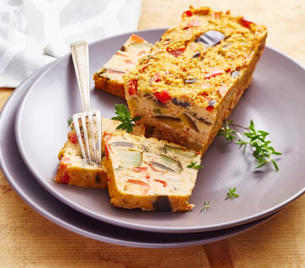 TERRINE DE COUSCOUS A LA RATATOUILLE ET A L ESTRAGON